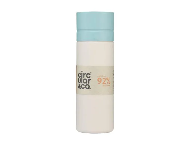 Circular Bottle Wit / Blauw