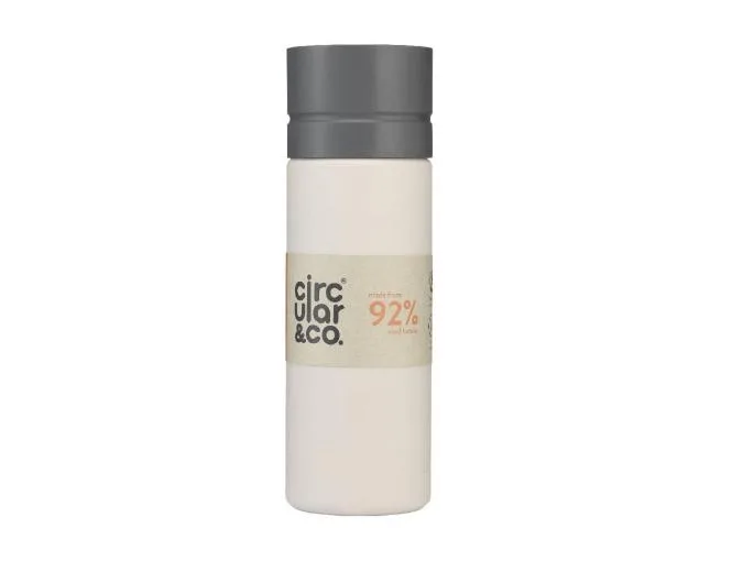 Circular Bottle Wit / Antraciet